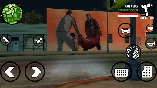 GTA IV Mural for Mobile