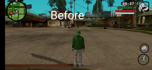 GTA SA Mobile Smaller Hud And Radar