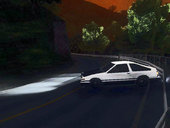 Toyota Trueno AE86 Fujiwara Tofu 4th Stage