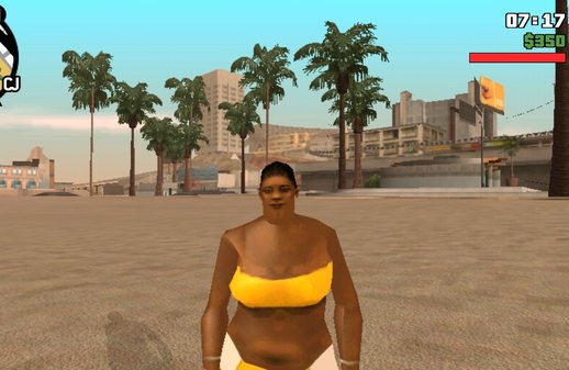Lady with Yellow Bikini (Vice City)