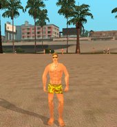 Beach Man with Wavy Shorts (Vice City)