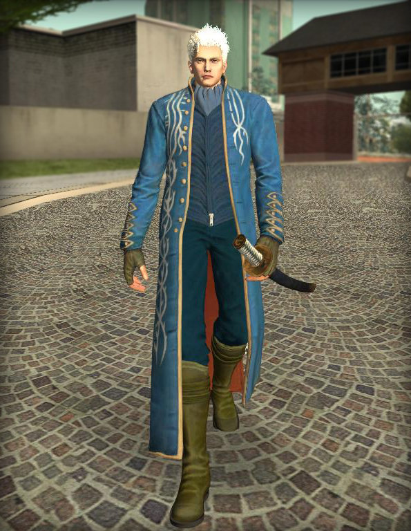 Vergil (Devil May Cry 4) for GTA San Andreas