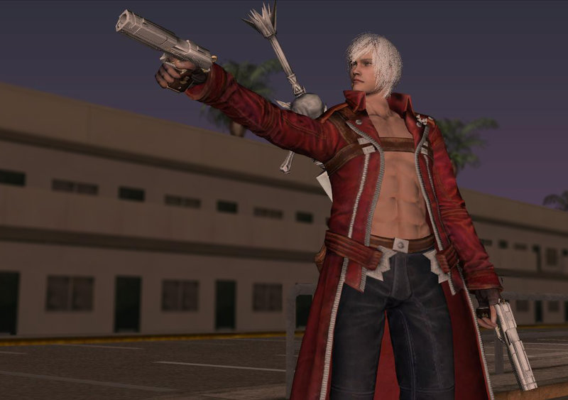 Download Demon Dante from the game Devil May Cry 4 for GTA San Andreas