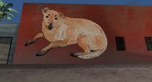 Mural Cachorro Caramelo MEME