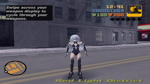 Black Heart from Hyperdimension Neptunia (GTA III)