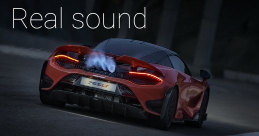 McLaren 765lt Real Sound Mod (novitec exhaust)
