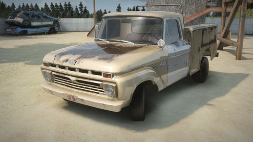 1966 Ford F-100 Utility Wrecked