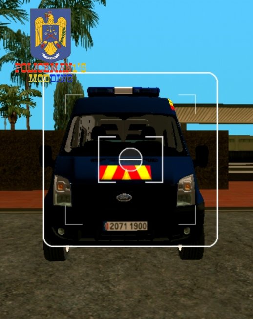 Ford Transit France Gendarmerie (PC AND MOBILE)