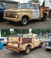 1966 Ford F-100 Utility Wrecked
