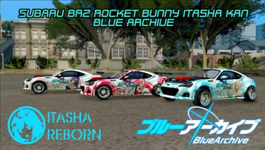 Subaru BRZ Rocket Bunny Itasha KAN Blue Archive