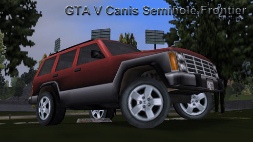 GTA V Canis Seminole Frontier (GTA III style)
