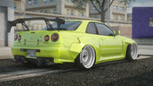 2002 Nissan Skyline GTR R34 Rocket Bunny