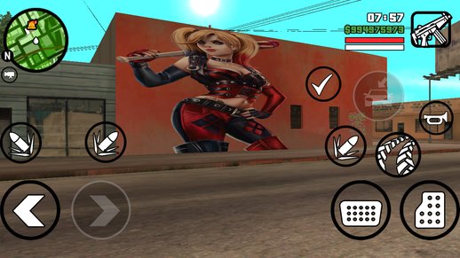 Harley Quinn Mural for Mobile