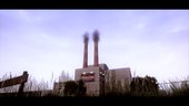 Realistic Industrial Chimney In Red County