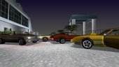 Default Vice City Cars With Custom Wheels