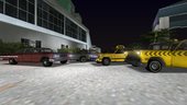 Default Vice City Cars With Custom Wheels
