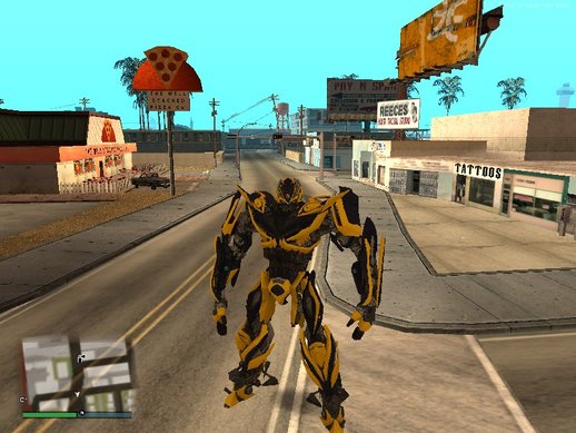 Bumblebee Transformers AOE Mod