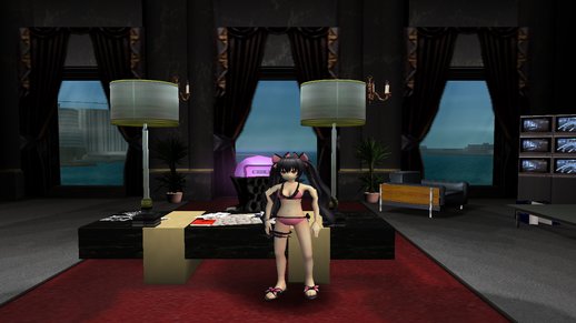 Noire (Swimsuit) from Hyperdimension Neptunia