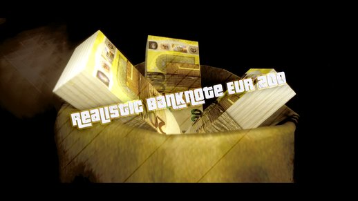 Realistic Banknote EUR 200