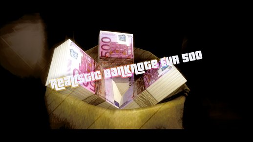 Realistic Banknote EUR 500