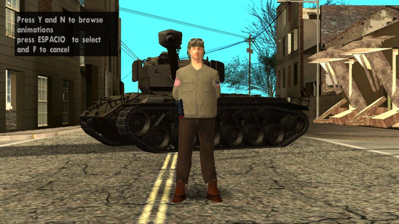 GTA San Andreas US Tank crewman ww2, Tanquista US ww2 , Tanquista WW2 Mod 