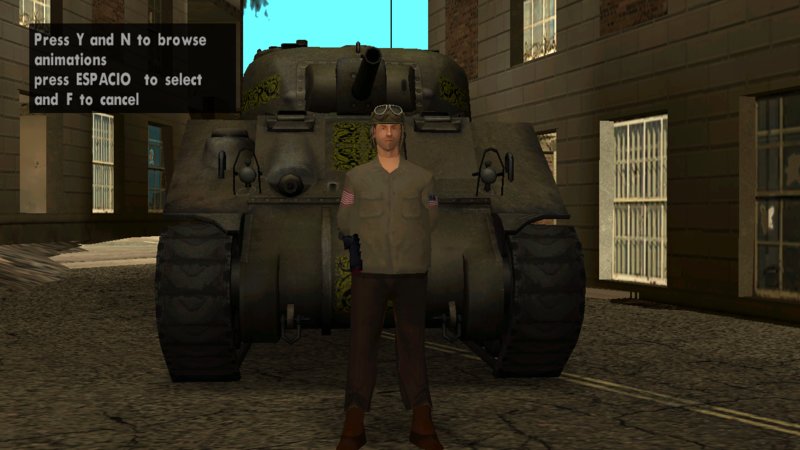 GTA San Andreas US Tank crewman ww2, Tanquista US ww2 , Tanquista WW2 Mod 