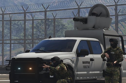 2018 F150 SEMAR Marina / Minigun / MexicoMod [Replace/FiveM]