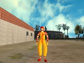 American Ronald McDonald Skin