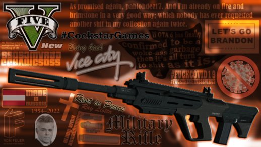 GTA V Vom Feuer Military Rifle [New GTAinside.com Release]