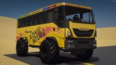 IVECO Monster Bus Safari in Qatar [Replace/FiveM]
