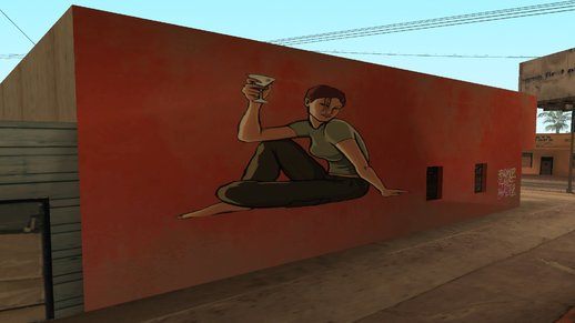 San Andreas Artwork Girls 2 Mural