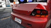 2003 Mitsubishi Lancer Evolution VIII [Addon|Template|Tuning]