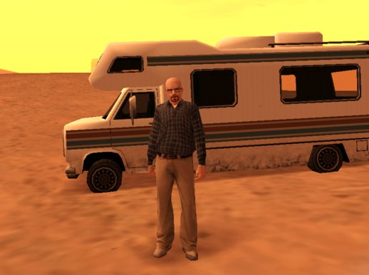 Walter White - LQ / SA Style / Low Poly