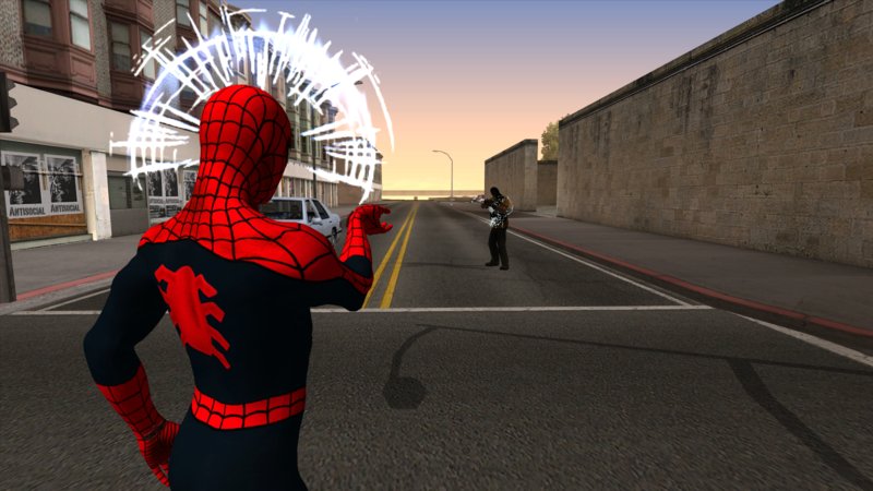 I saw a video of spiderman web of shadow with a tasm 1 skin mod