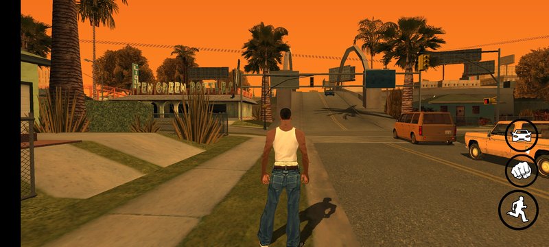 GTA San Andreas - Remastered Graphics  PS2 Atmosphere PBR (RenderHook) 