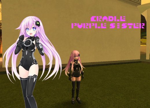 Cradle Purple Sister (Custom Neptunia) Skin