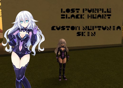 Lost Purple Black Heart (Custom Neptunia Skin)