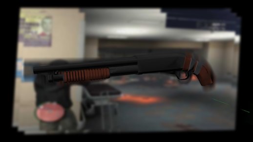 Low Poly Savage-Springfield Sawn Off