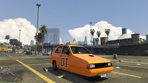 Dukes Of Hazzard General Lee livery for Weeny Tamworth