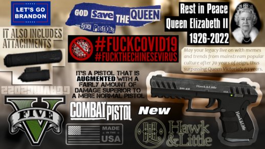 GTA V Hawk & Little Combat Pistol [New GTAinside.com Release]