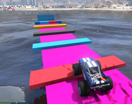 CHALLENGE vehicles will pass the HIGHEST SLAB at speed