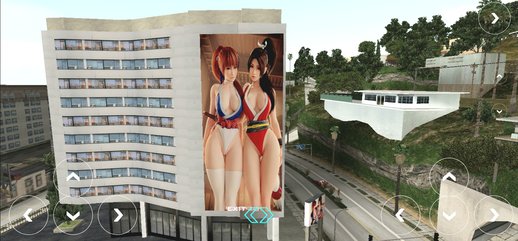 DOA Kasumi and Mai Shiranui Mural for Mobile