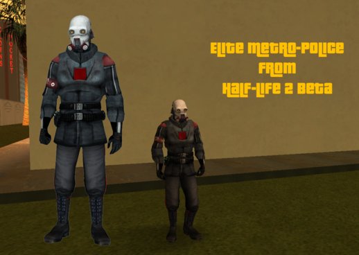Elite Metro-Police from Half-Life 2 Beta