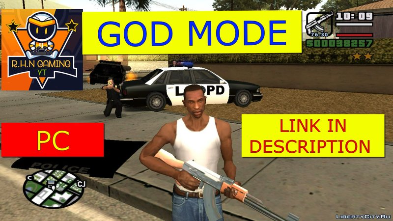God mod CLEO para GTA San Andreas