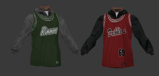 Hoodie with Basketball Jersey