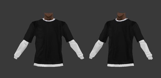 Double Layer Long Sleeve T-Shirt v2