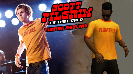 Scott Pilgrim Vs. The World PLUMTREE Shirt Mod