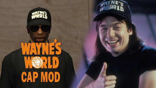 Wayne's World Logo Cap Mod