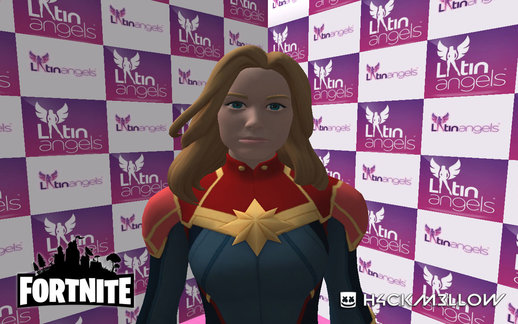 Fortnite Captain Marvel Custom Brie Larson