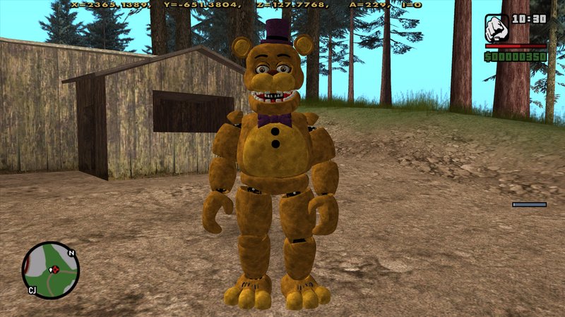 Shadow Freddy (FNAF 2) for GTA San Andreas